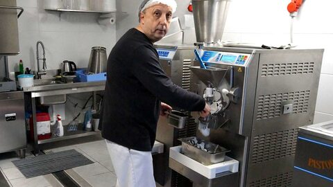 Marco Lestan al mantecatore